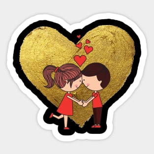 Love Couple Sticker